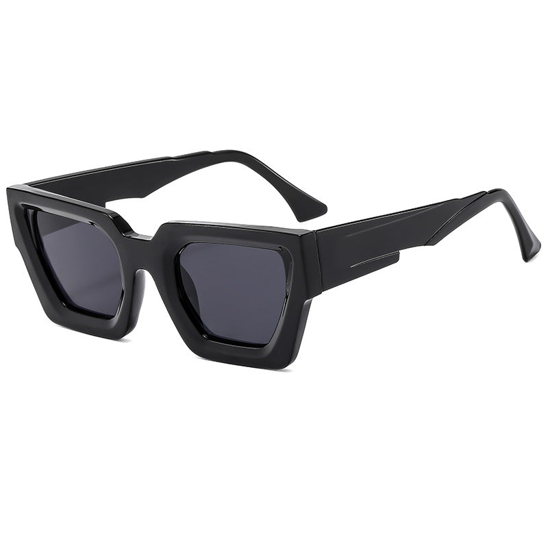 Ladies stylish square sunglasses in modern design with refined plastic frame Kalsten