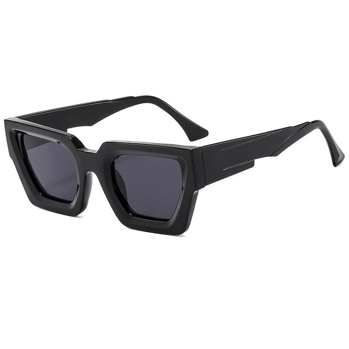 Ladies stylish square sunglasses in modern design with refined plastic frame Kalsten