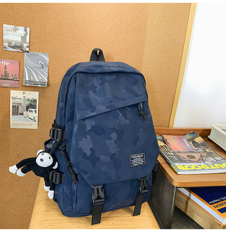Functional Camouflage Urban School Backpack