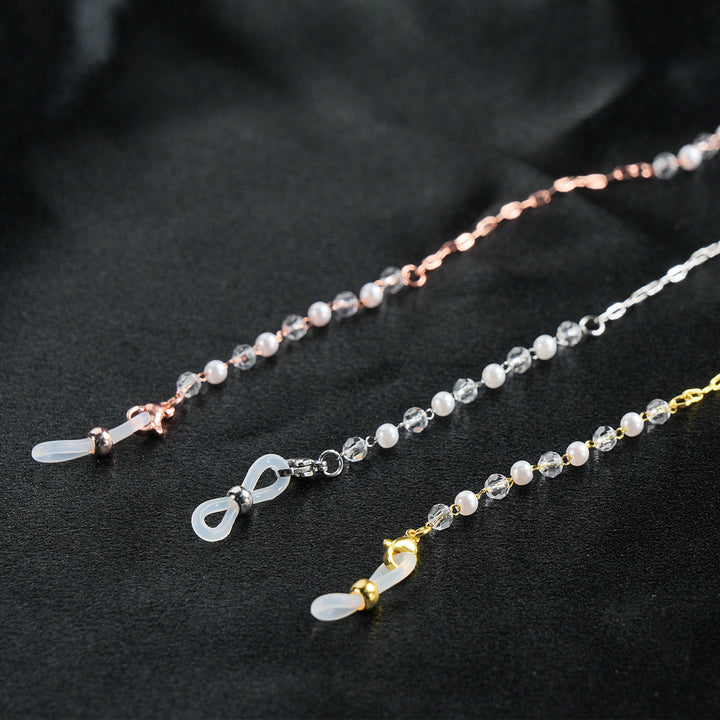 Elegant Beaded Chain Eyewear Holder kalsten