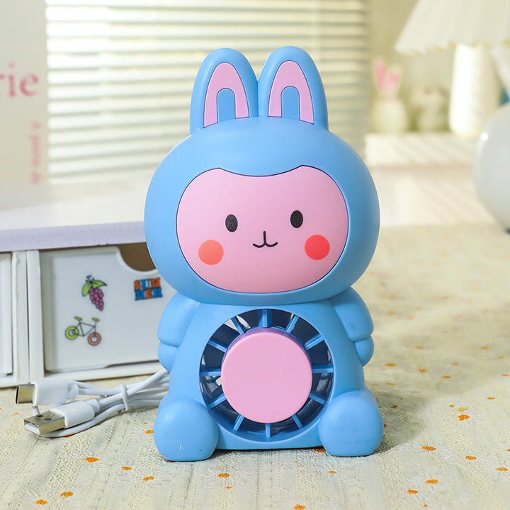 Women's Portable Mini Fan with Cute Bunny Design Kalsten