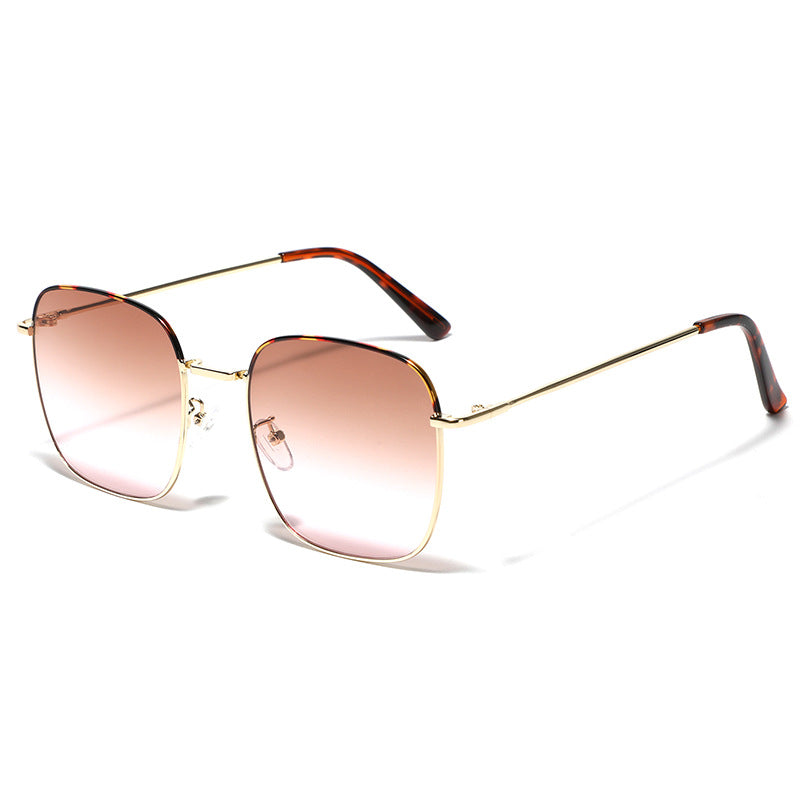 Women's fashionable square sunglasses with elegant metal frame Kalsten