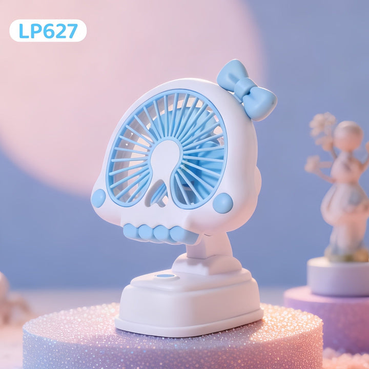 Women's Mini Table Fan in Creative Skull Design Kalsten