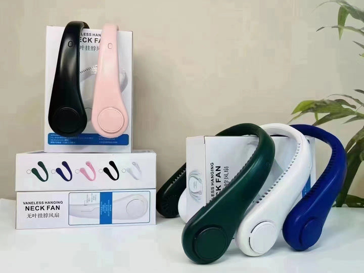 Unisex Portable Neck Fan with Flexible Mount Kalsten
