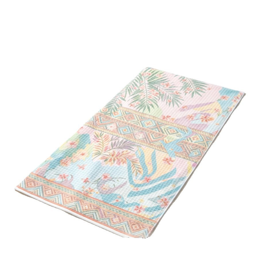 Beach blanket with maritime design and high-quality waffle structure Kalsten
