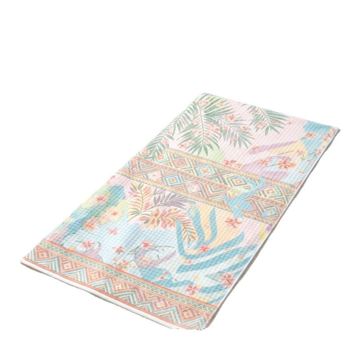 Beach blanket with maritime design and high-quality waffle structure Kalsten