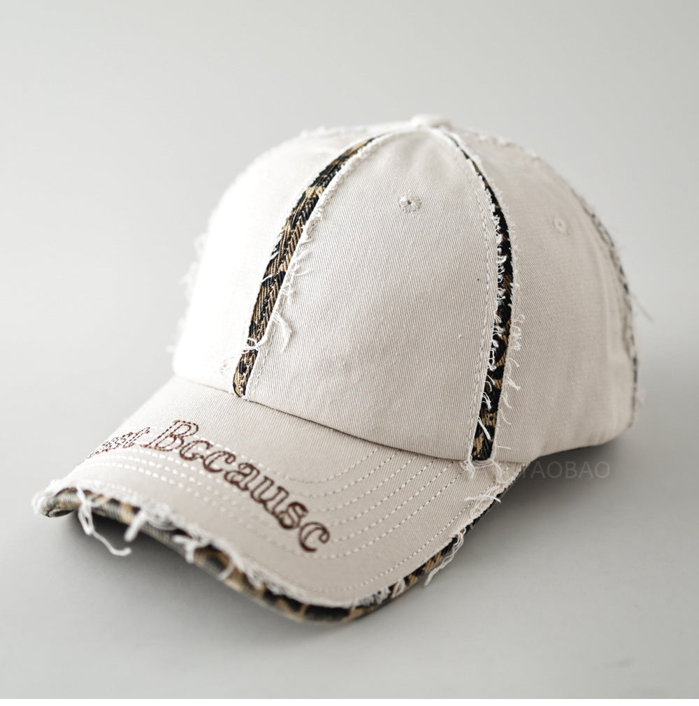 Men's Distressed Vintage-Inspired Baseball Cap Kalsten