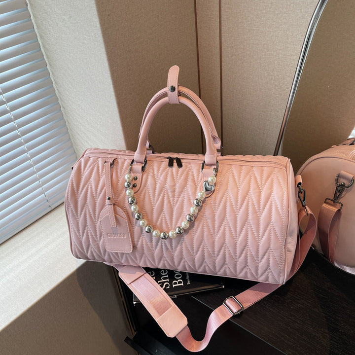 Noble travel bag in modern diamond design Kalsten