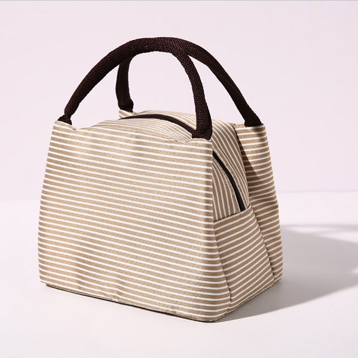 Insulated Lunch Bag with Stylish Stripes Kalsten