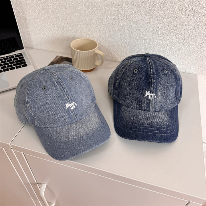Men's Casual Graphic Denim Baseball Cap Kalsten