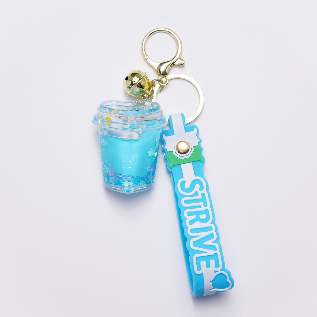 Unisex keychain with glittering design Kalsten