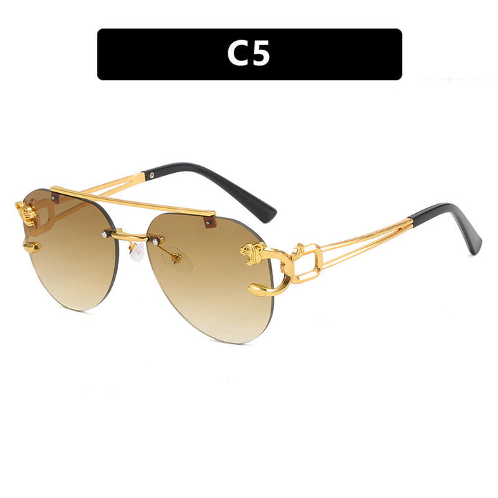 Women's unusual round sunglasses with decorative details Kalsten