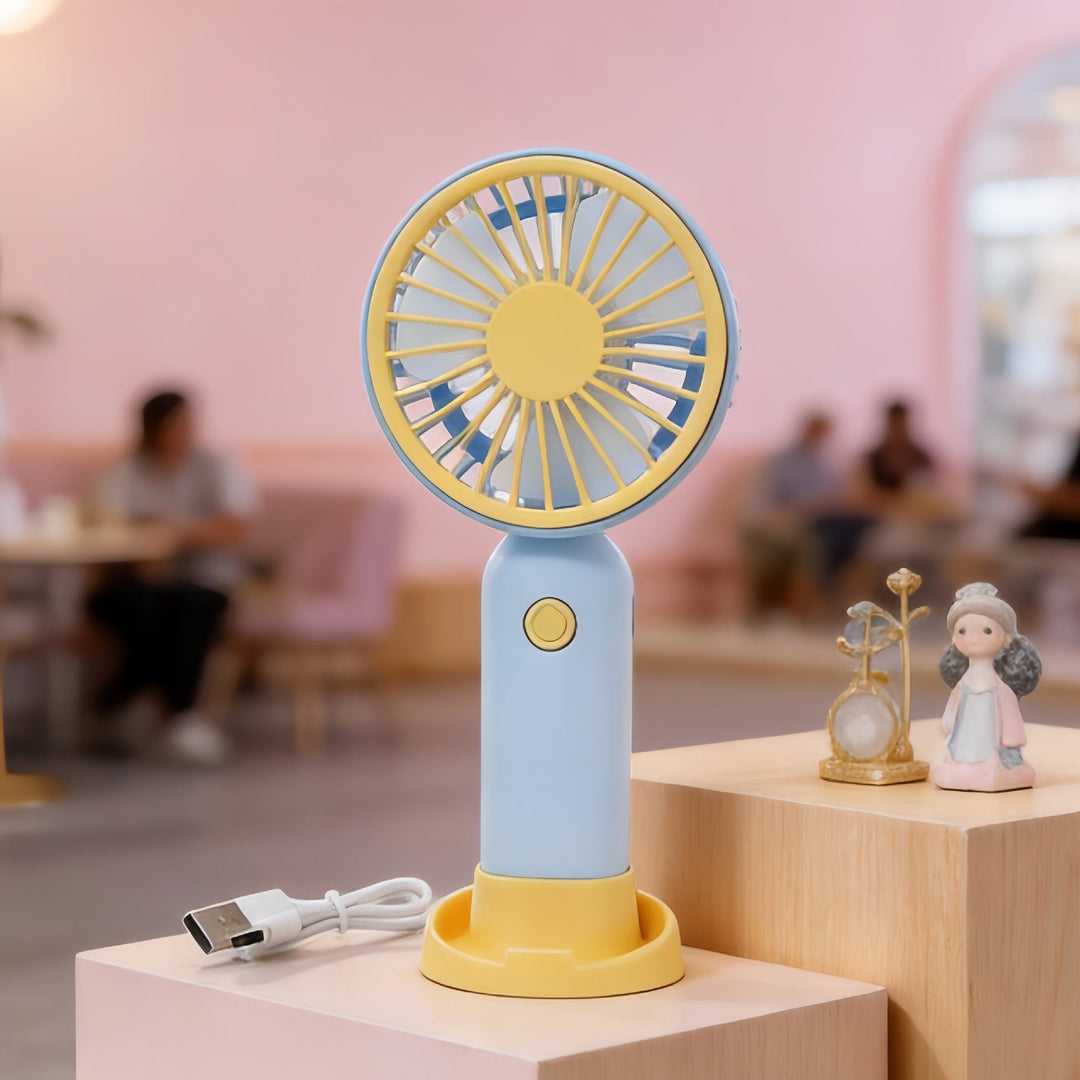 Ladies portable battery-operated hand fan Kalsten
