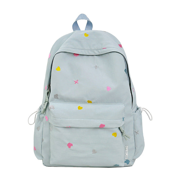 Playful Heart-Patterned Backpack kalsten