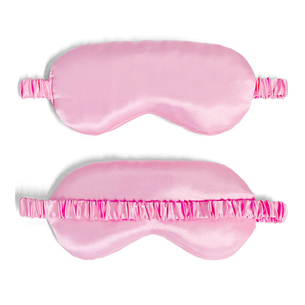 Women's ergonomic silk-like sleep mask with padded nose bridge and elastic strap Kalsten