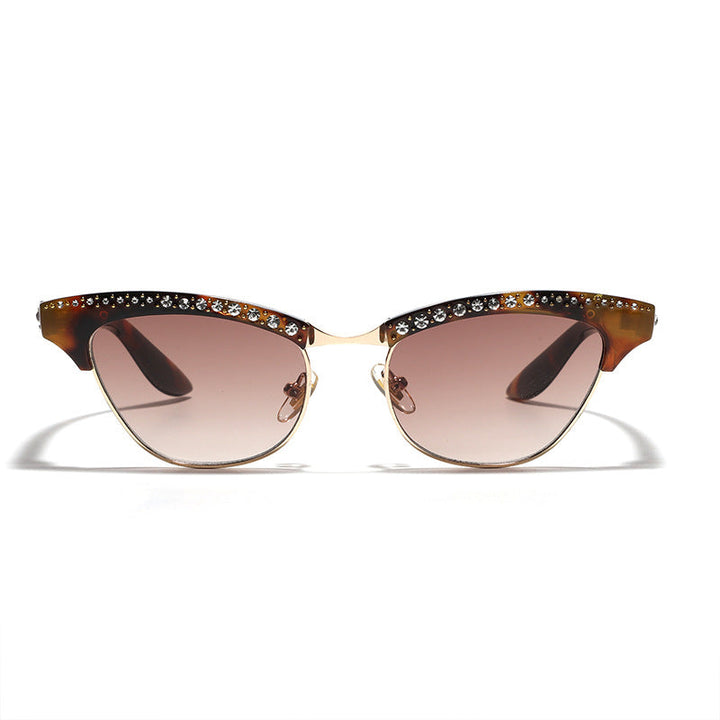 Women's Cat Eye Glasses with Elegant Glitter Details Kalsten