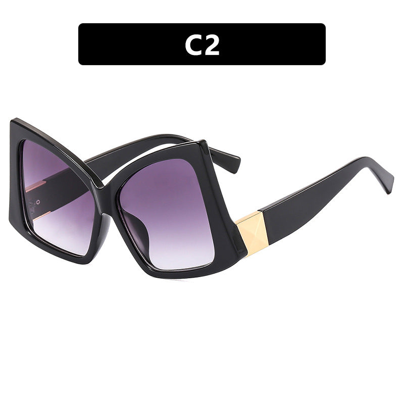 Women's oversized sunglasses with elegant square frame and protective UV protection Kalsten