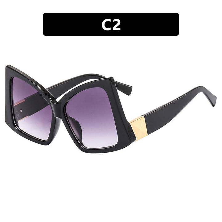 Women's oversized sunglasses with elegant square frame and protective UV protection Kalsten