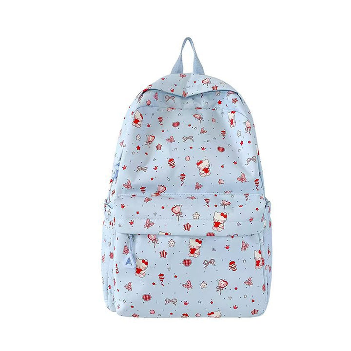 Character Print School Backpack Kalsten