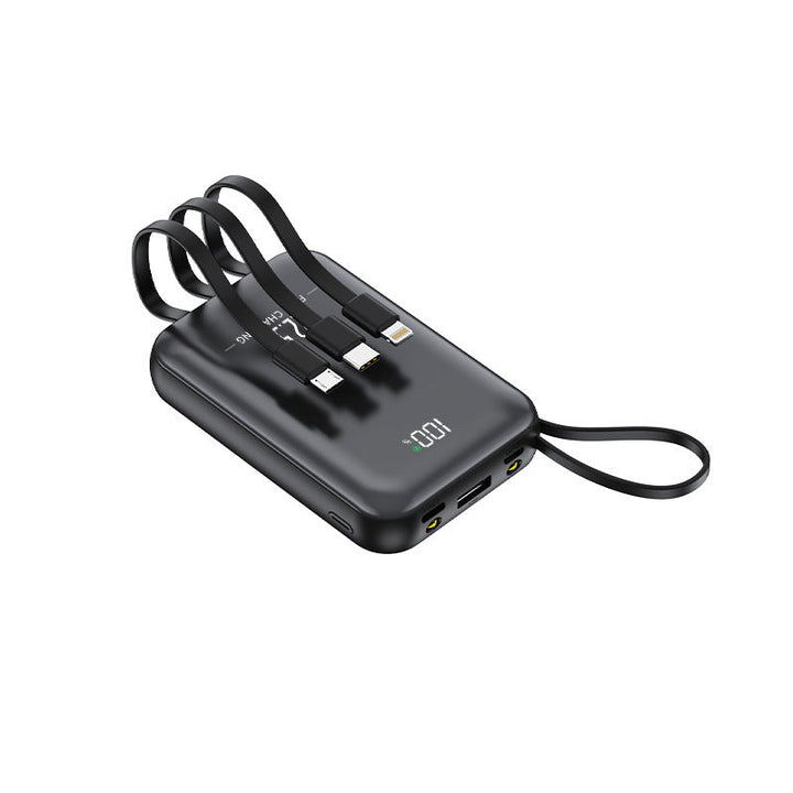 Portable power bank with integrated charging cables and fast charging function Kalsten