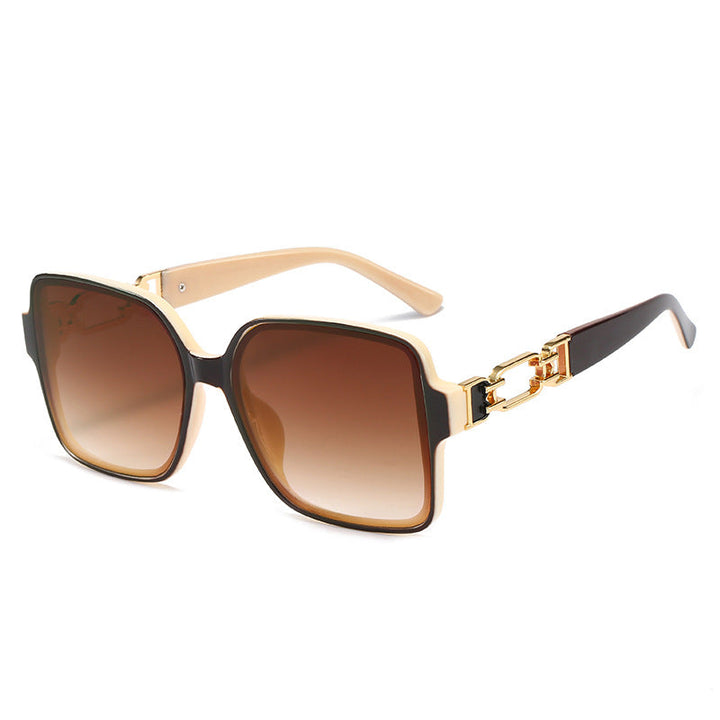 Ladies stylish square sunglasses with luxurious hinge design Kalsten