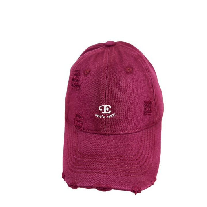 Unisex Distressed Denim Cap Kalsten