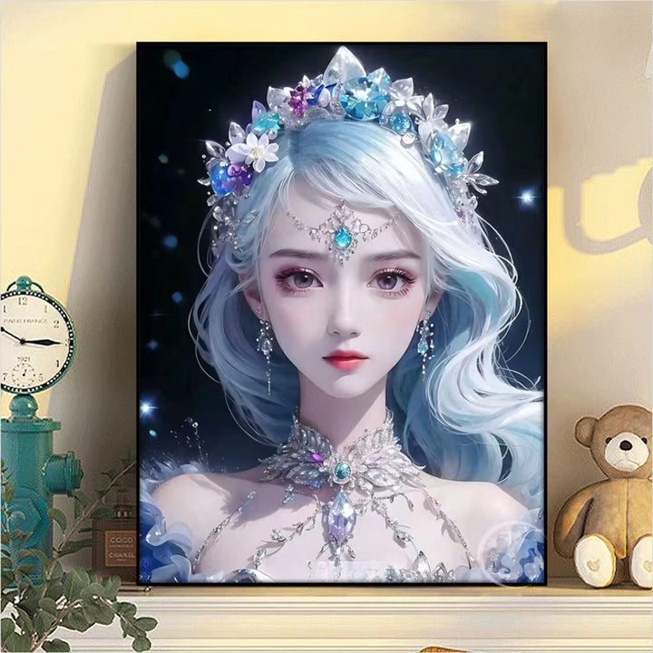 Fantasy Character Portrait Canvas Art Print Kalsten