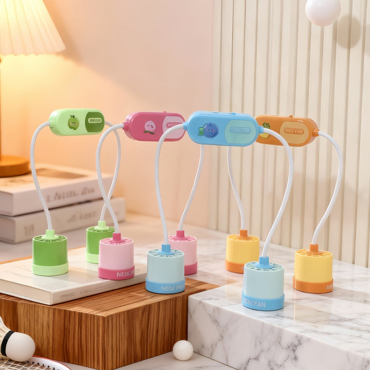 Women Portable Neck Fan with Flexible Design and Powerful Air Circulation Kalsten