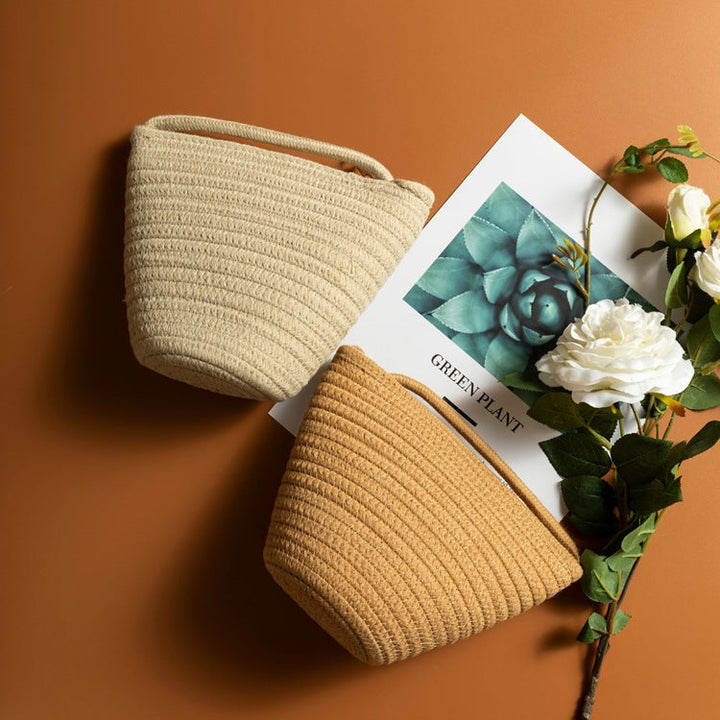 Hand-knotted handbag with stylish textile mix Kalsten