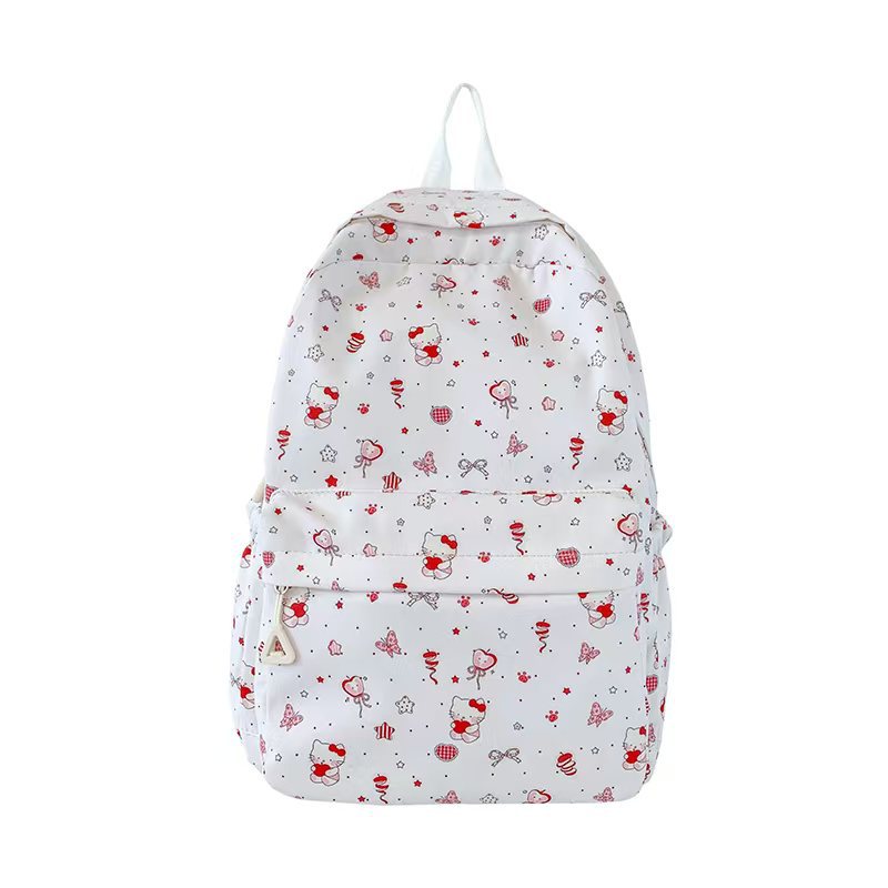 Character Print School Backpack Kalsten