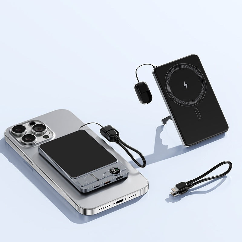 Portable power bank with integrated wireless charging technology and dual fast charging function Kalsten