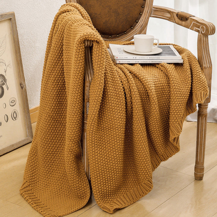 Ladies cozy knit blanket Kalsten
