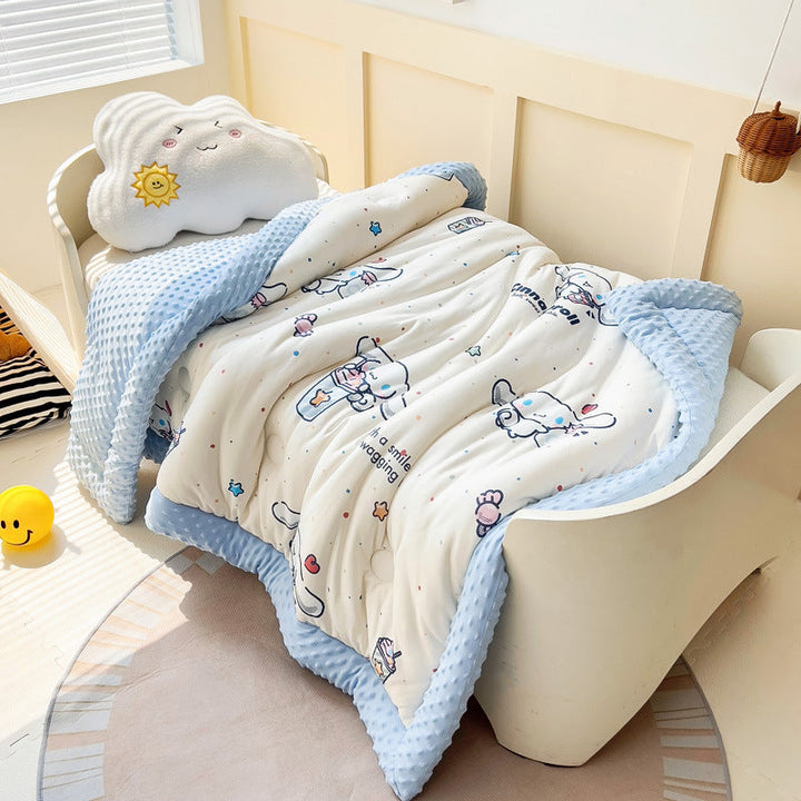 Girls cuddly blanket with versatile animal motif Kalsten