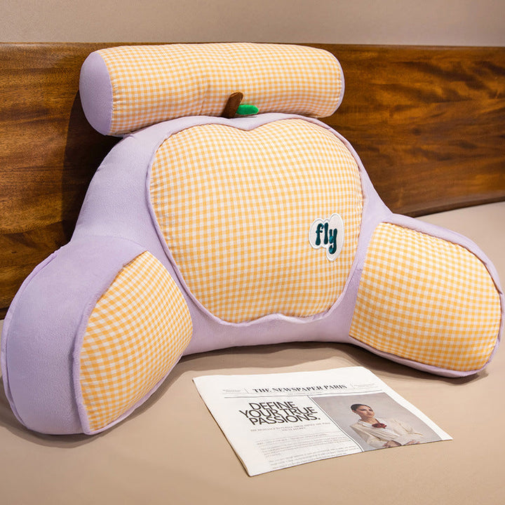 Comfortable support cushion with playful fruit design Kalsten