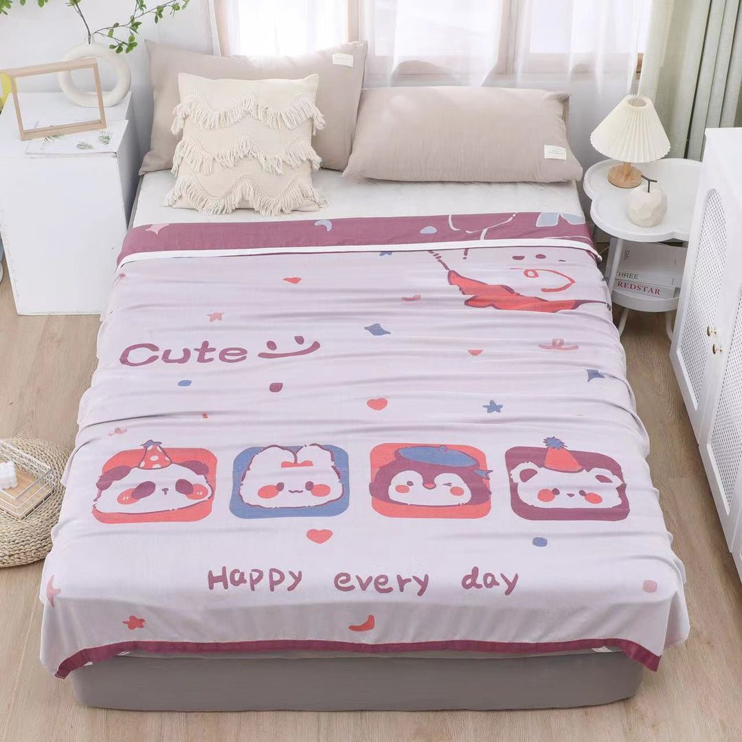 Ladies bedspread with playful nature motif Kalsten