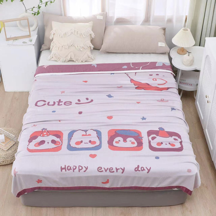 Ladies bedspread with playful nature motif Kalsten