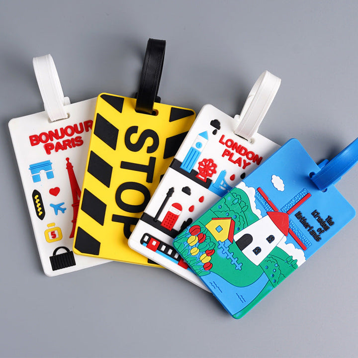 Unisex luggage tag with unique London design Kalsten
