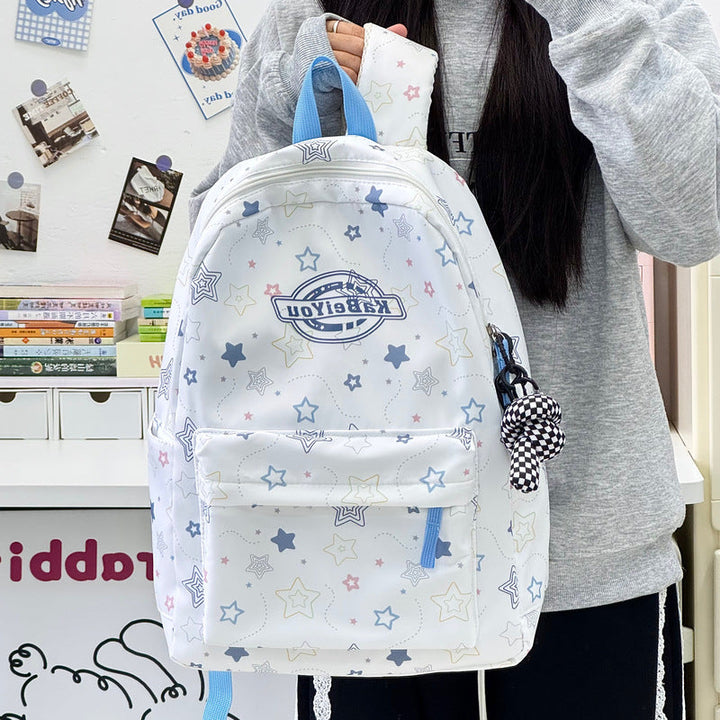 Star-Themed Multi-Compartt Backpack Kalsten