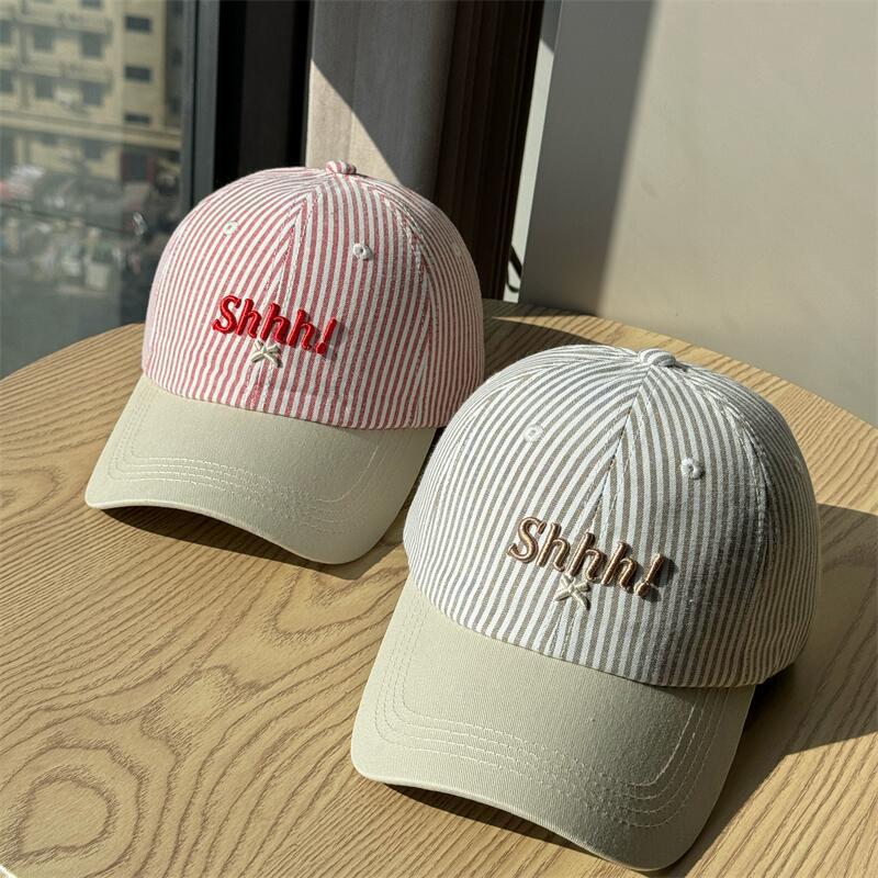 Women's Casual Striped Graphic Cap Kalsten