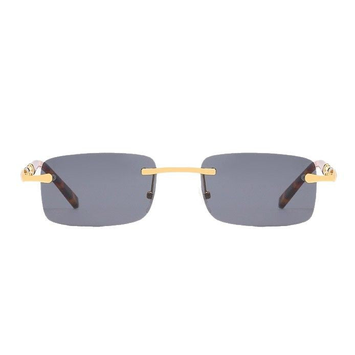 Women's elegant square sunglasses with luxury metal frame Kalsten