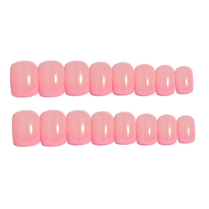 Chic French Tip Acrylic Press-On Nails Kalsten