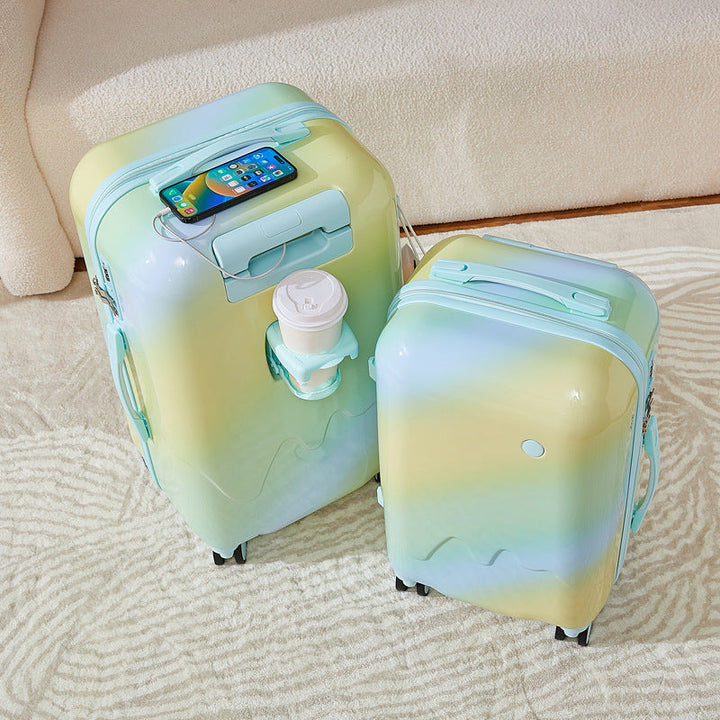 Unisex Compact Smart Hardshell Travel Suitcase Kalsten