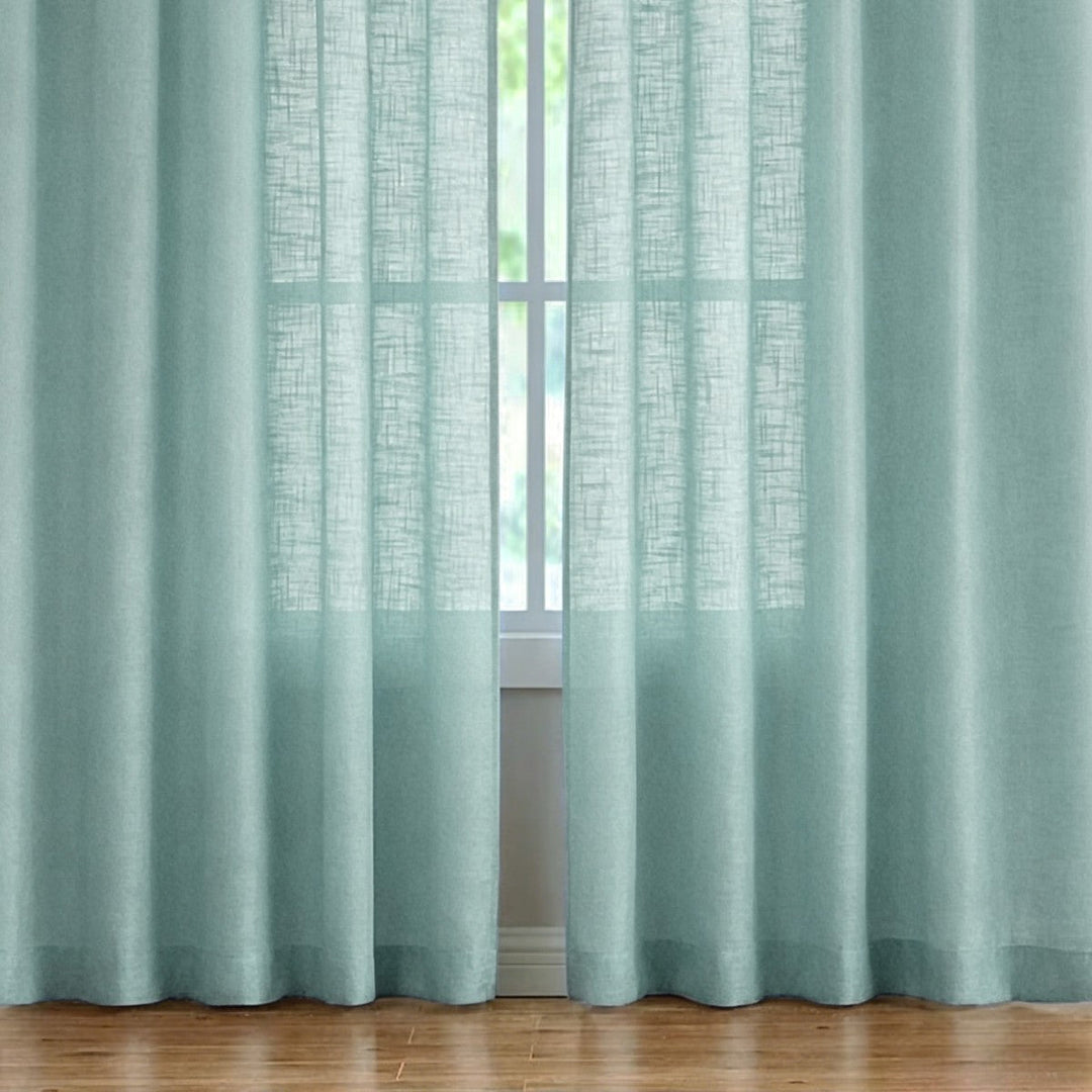 Sheer Linen Window Curtains Kalsten