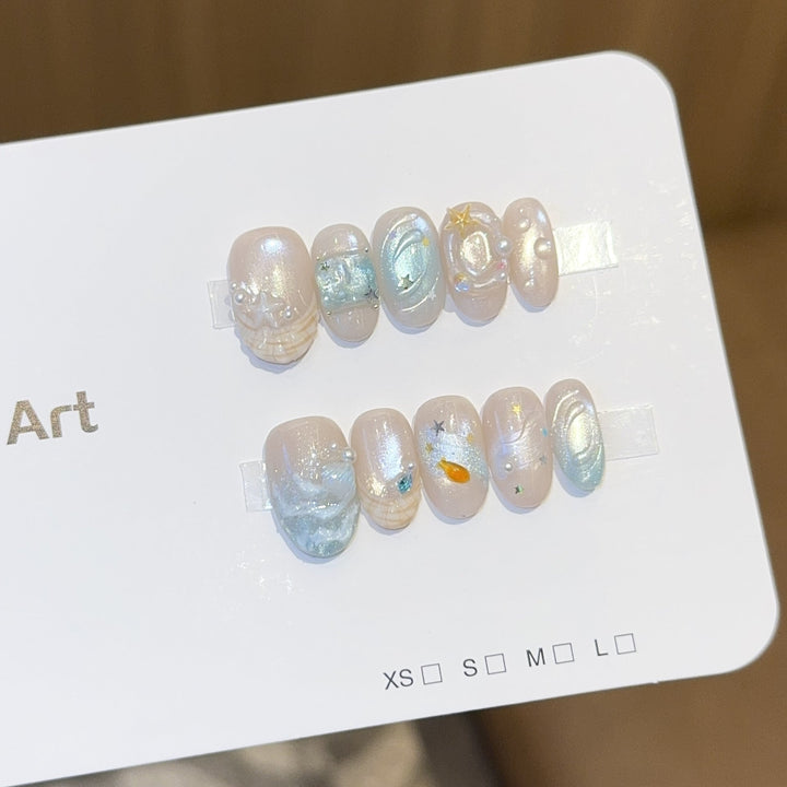 Art Nail Set with Maritime Design Kalsten
