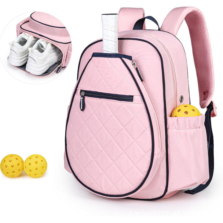 Sporty backpack with integrated shoe compartment and pockets for sports accessories Kalsten