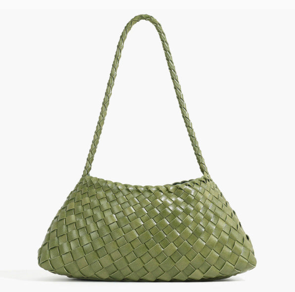 Textured Woven Slouchy Shoulder Bag Acalora