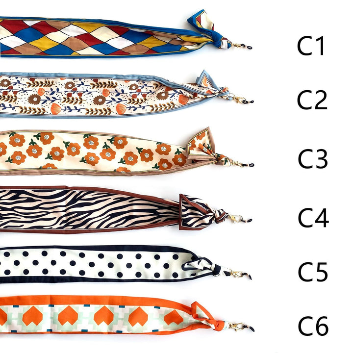 Patterned Eyewear Scarf Strap Kalsten