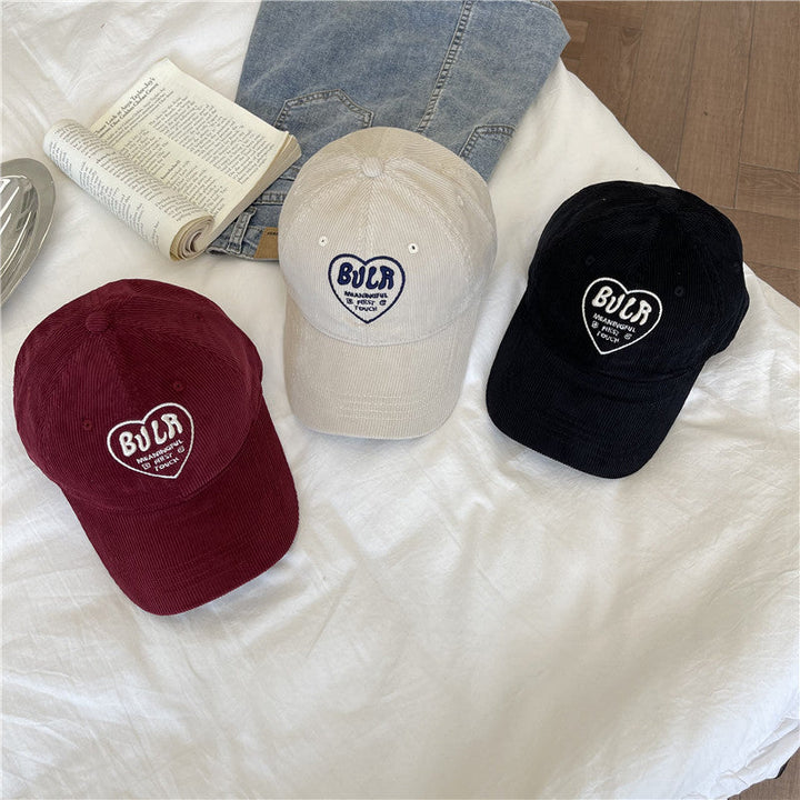Women's Textured Corduroy Baseball Cap Kalsten