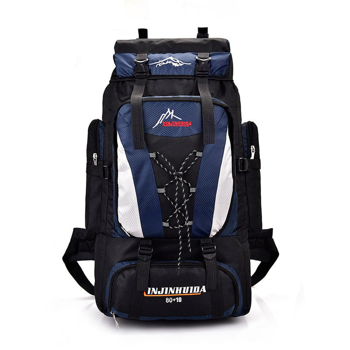 Unisex large trekking backpack with volume expansion and ergonomic carrying system Kalsten