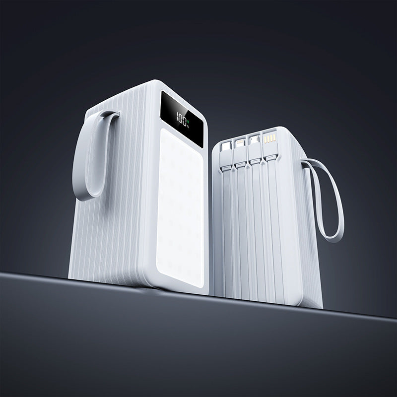 Portable power bank with integrated charging station and innovative LCD display Kalsten